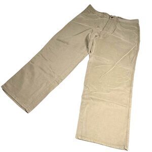 Tommy Bahama Men's Flat Front Straight Chino Ankle Pants Khaki Beige Size 36